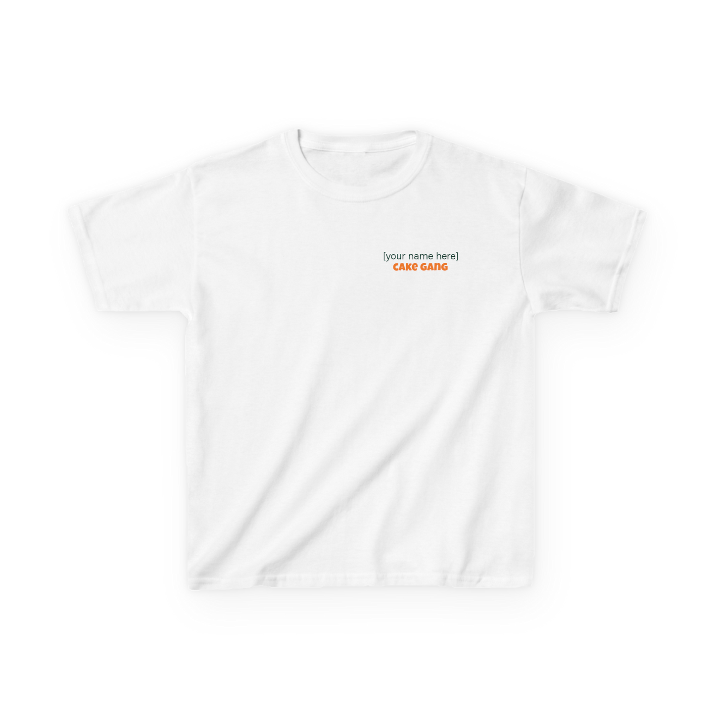 Personalized CAKE GANG Kids Tee