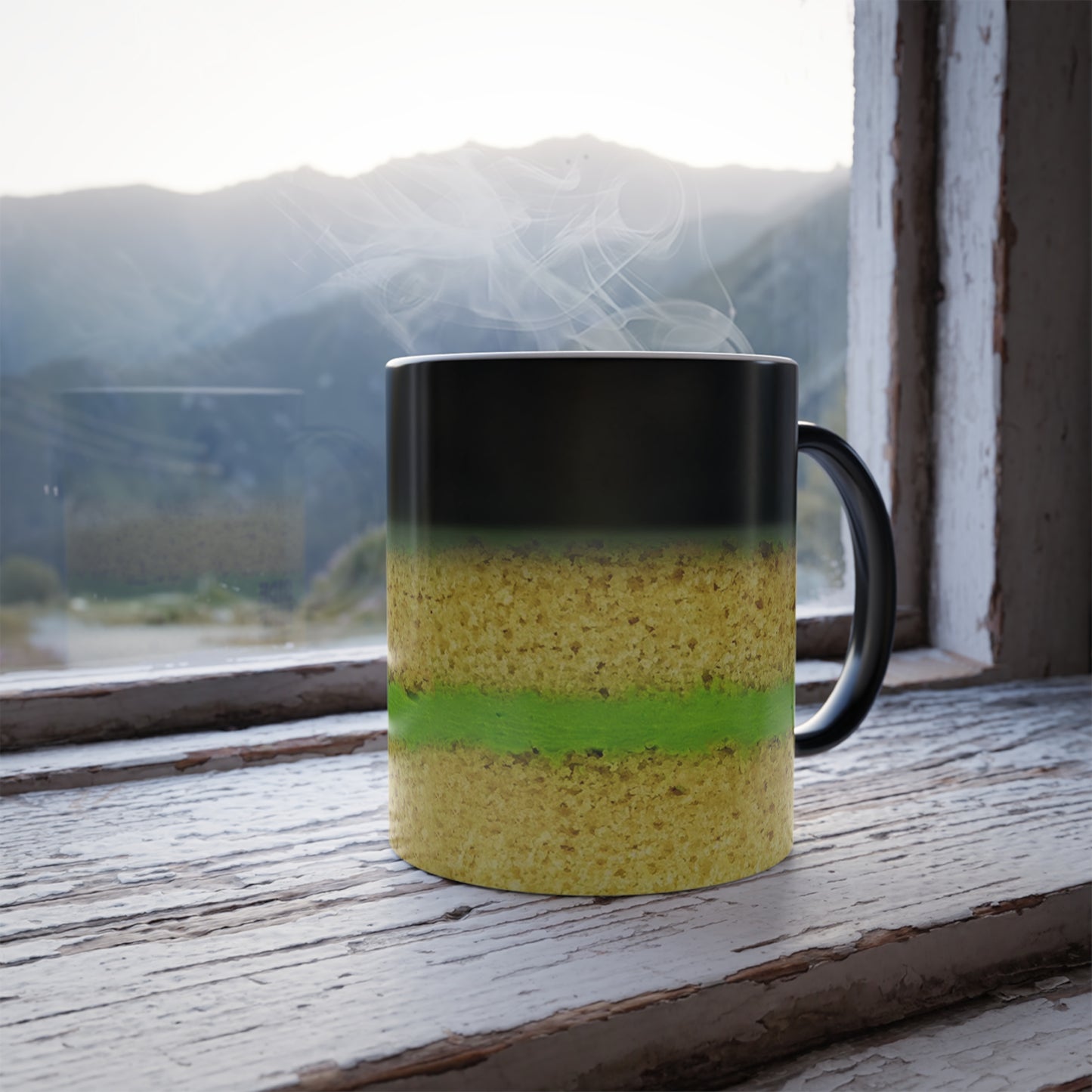 Green Buttercream Color Morphing Mug