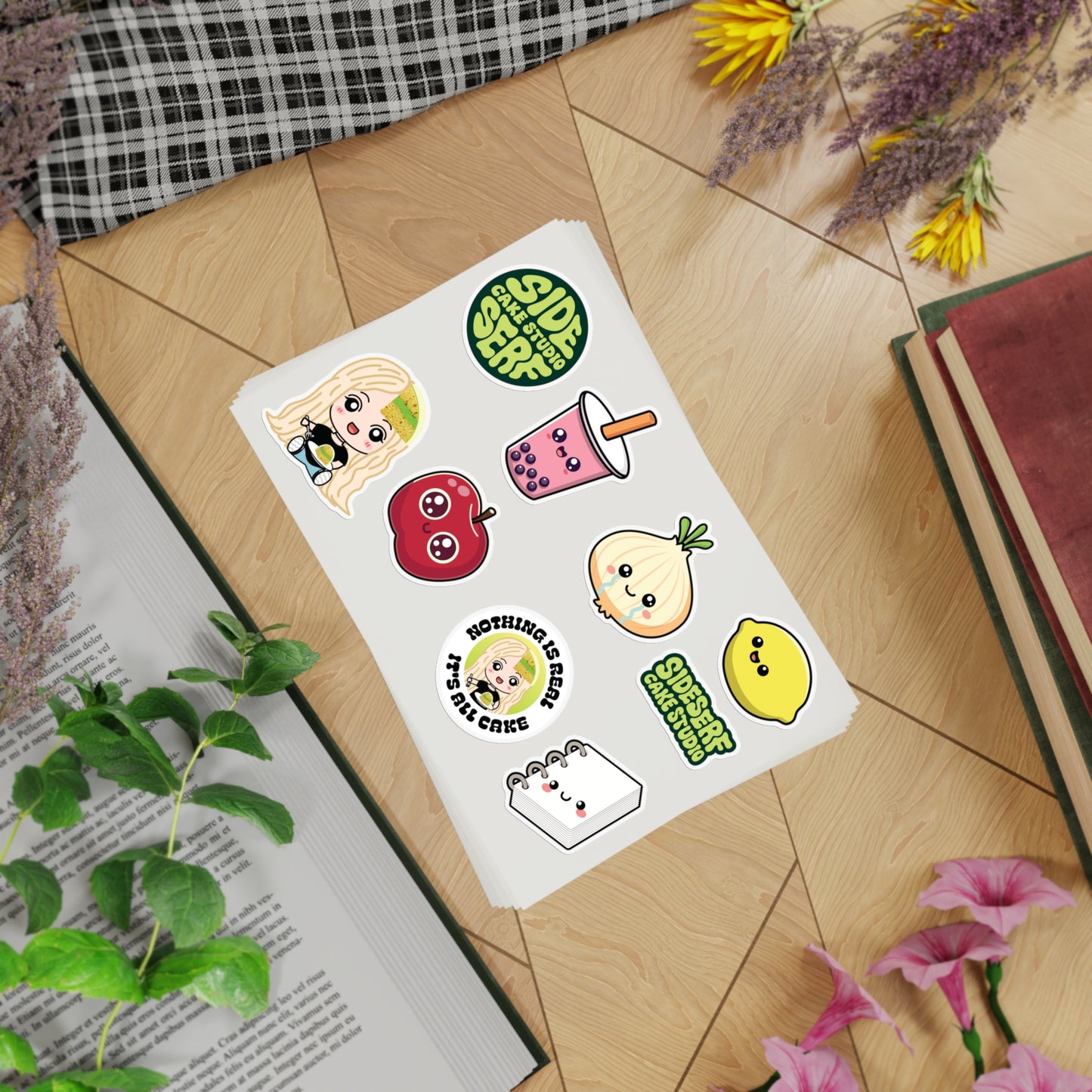 Sideserf Cakes Sticker Sheets