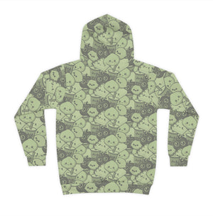 Green Kid's Camo Hoodie