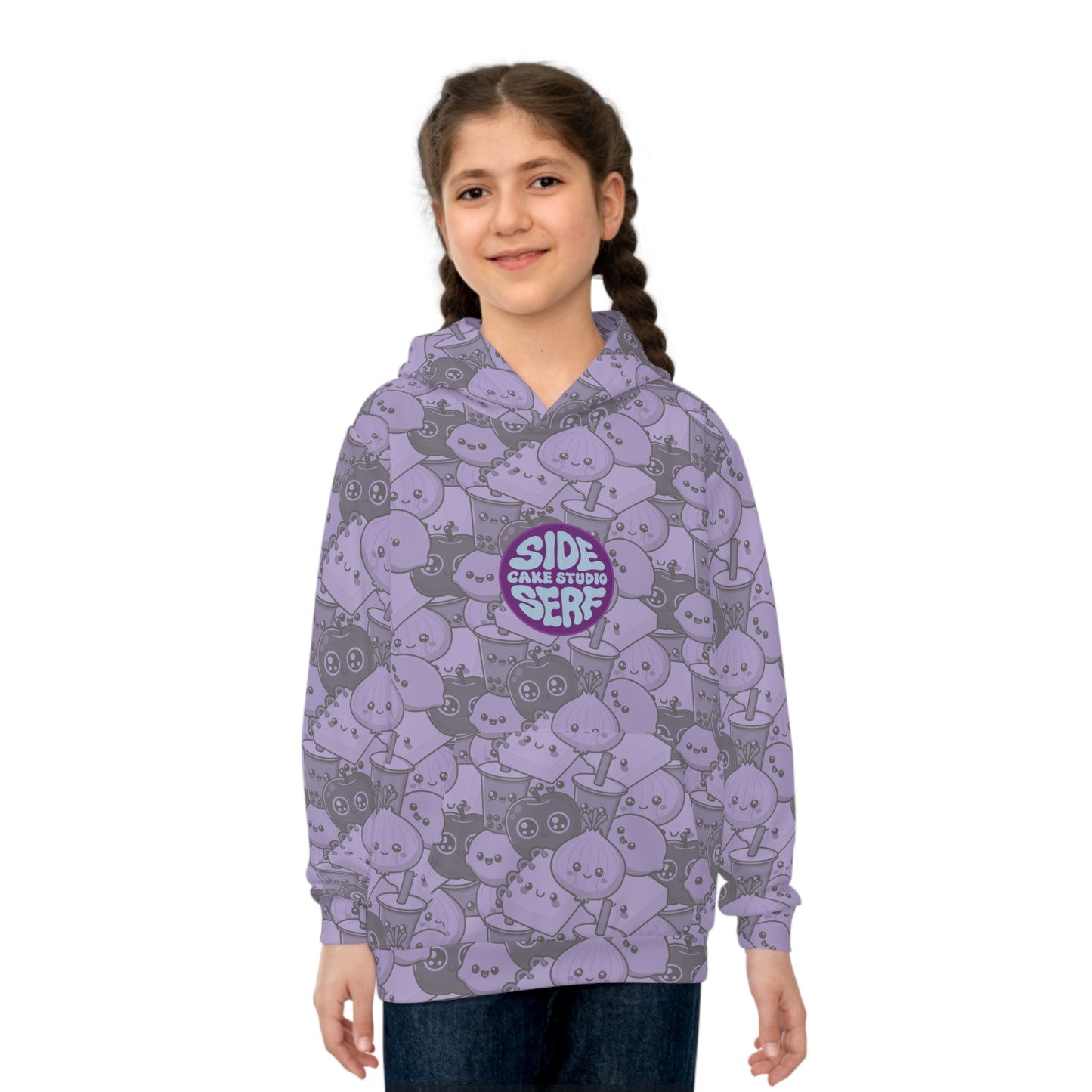 Purple Kid's Camo Hoodie