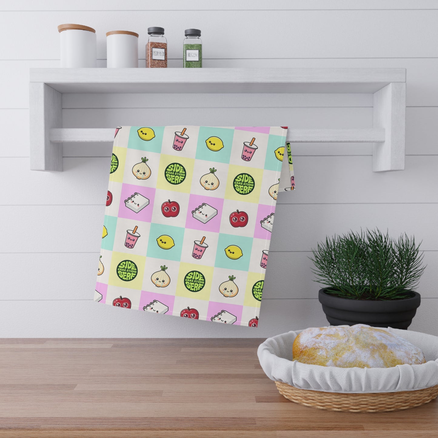 Sideserf Cakes Tea Towel