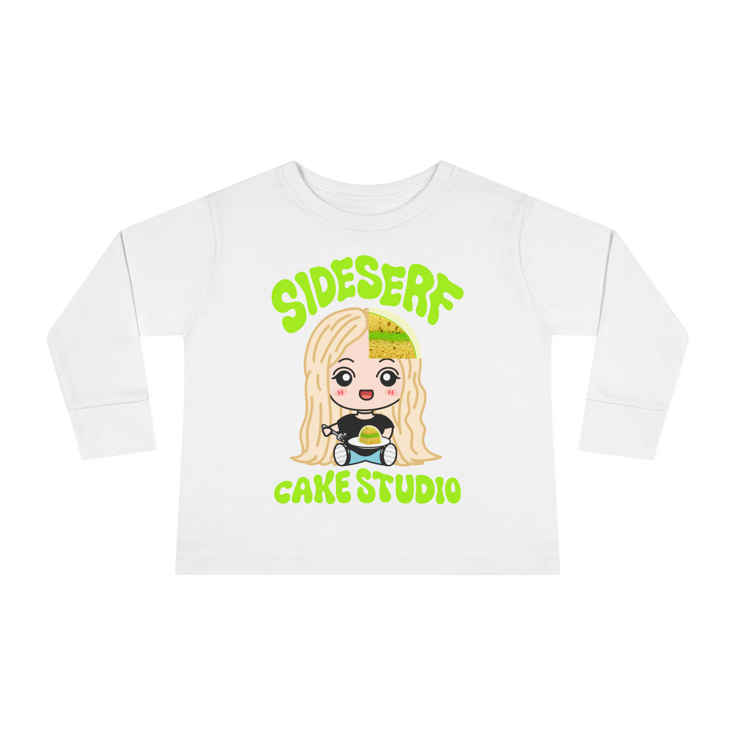 Sideserf Cakes Toddler Long Sleeve Tee