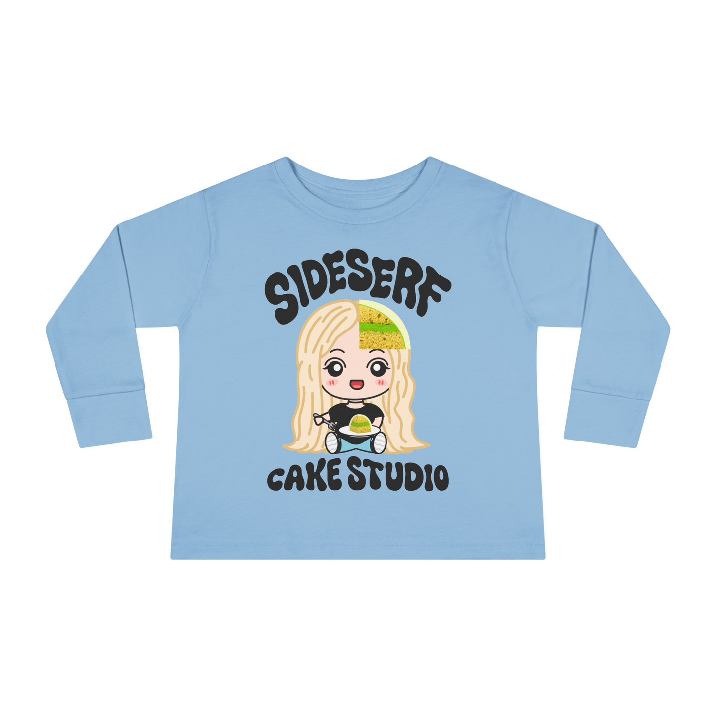 Sideserf Cakes Toddler Long Sleeve Tee