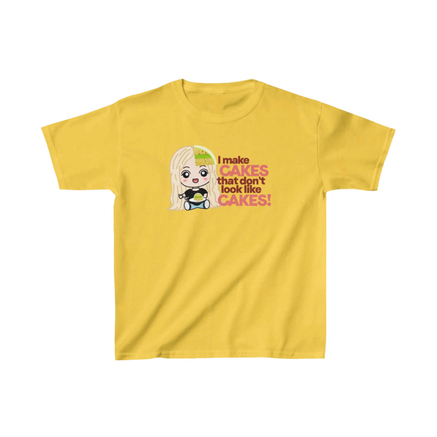 I Make Cakes Kids Tee