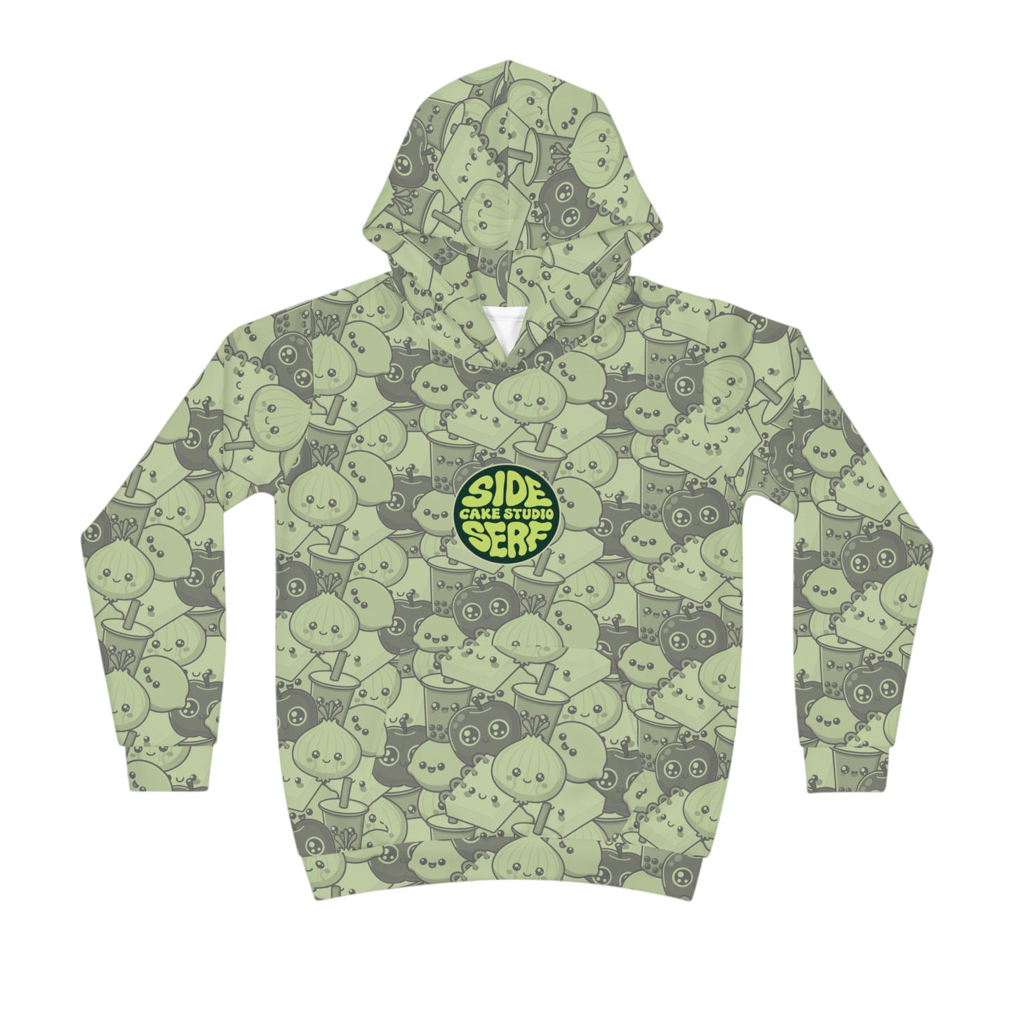 Green Kid's Camo Hoodie