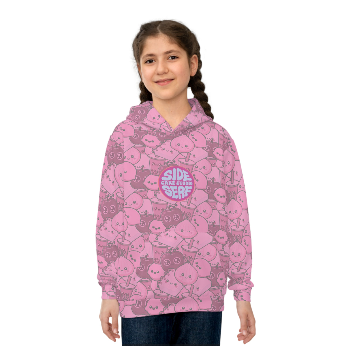 Pink Kid's Camo Hoodie