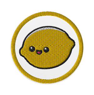 Mel the Lemon Embroidered Patch