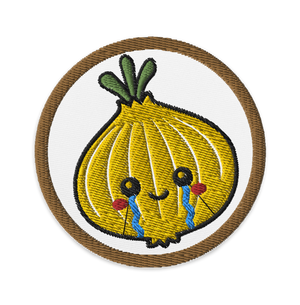 Layery the Onion Embroidered Patch