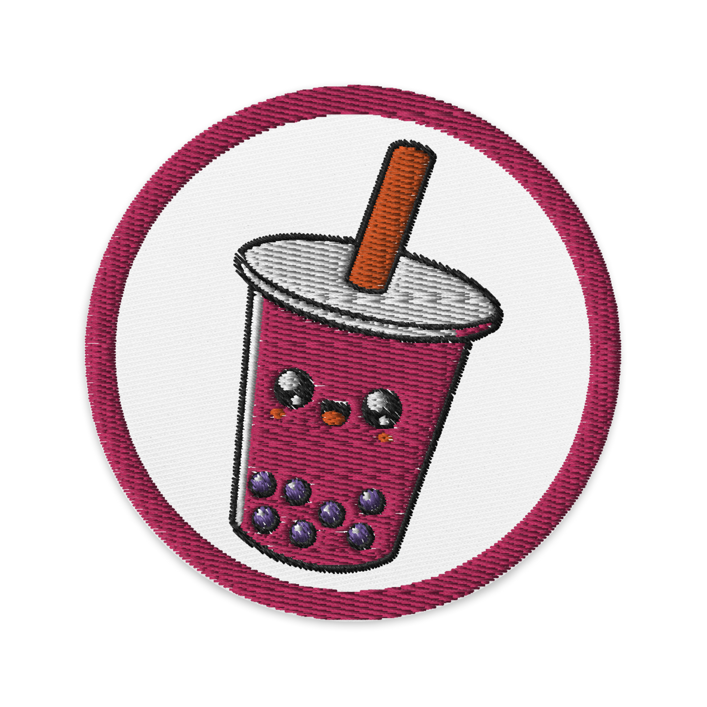 Bob the Boba Tea Embroidered Patch