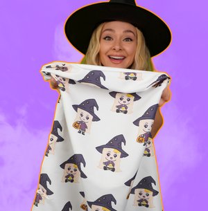 CAKE WITCH Trick Or Treat Pillowcase