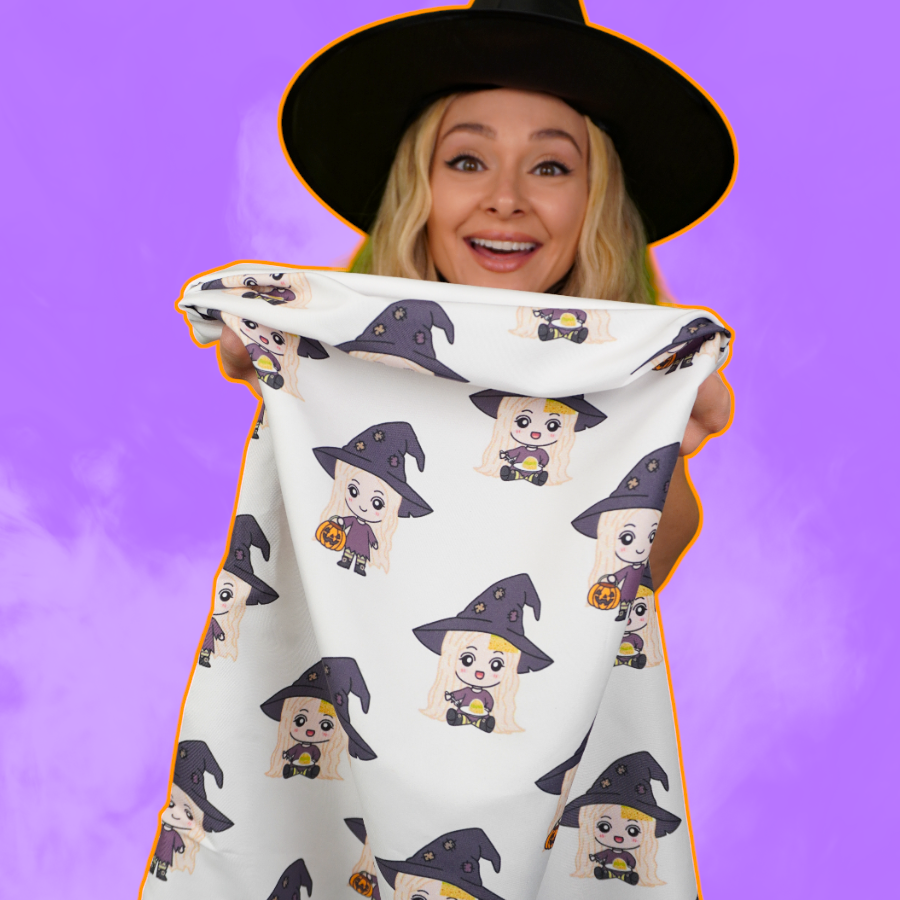 CAKE WITCH Trick Or Treat Pillowcase